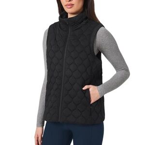 Kirkland Signature Women's Dark Quilted Vest medium